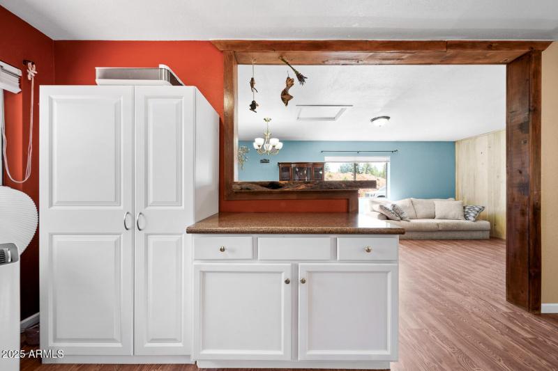 Pantry with extra counter