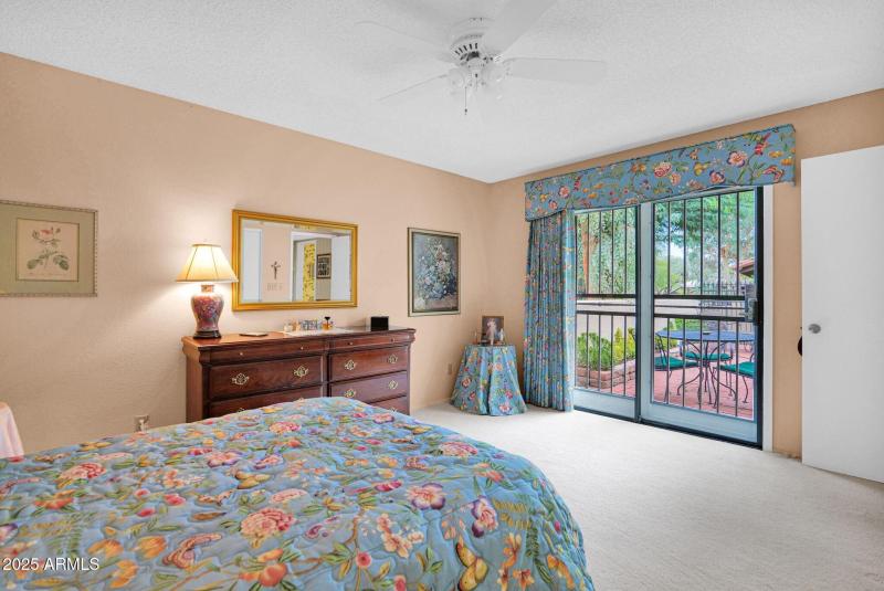 Guest Bedroom access to Patio