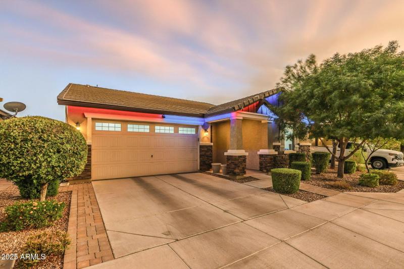 Front - Permanent Lights