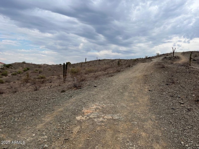 Walk up this path to the top