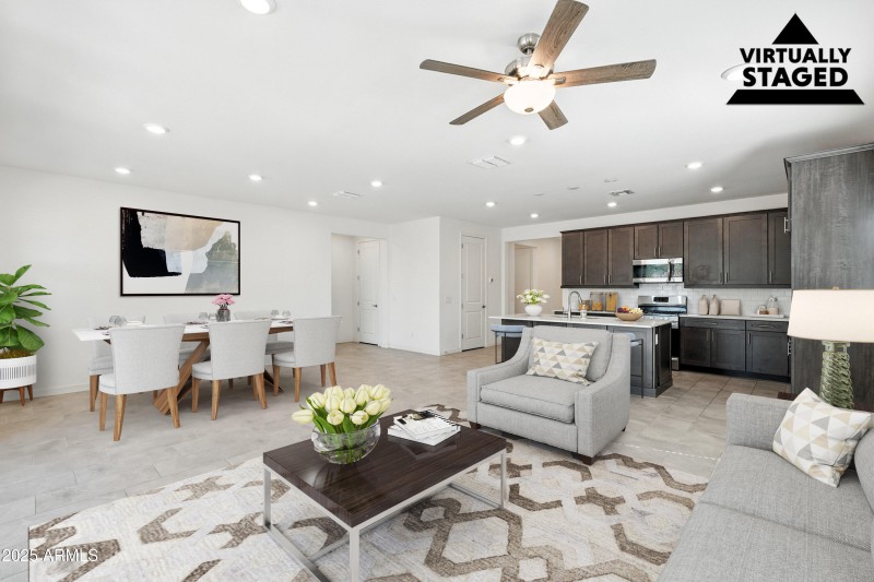 Pollack-10 Livinf room, dining and kitch