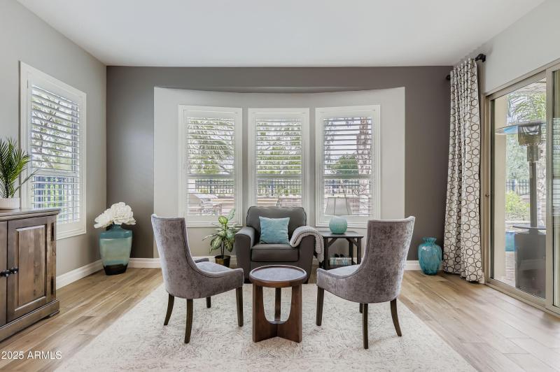 Bay Window Upgrade Creates Warm Space