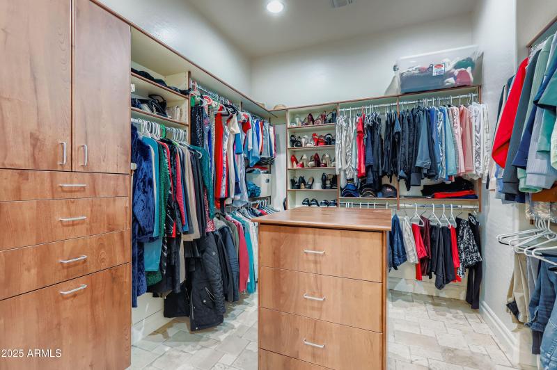Spacious Custom Primary Closet