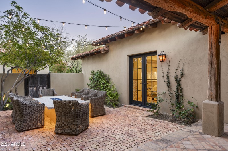 Front Courtyard off Casita