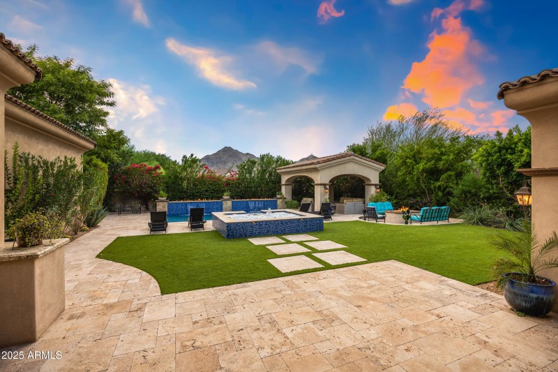 Backyard with Mountain Views