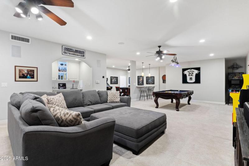 Downstairs Game Room