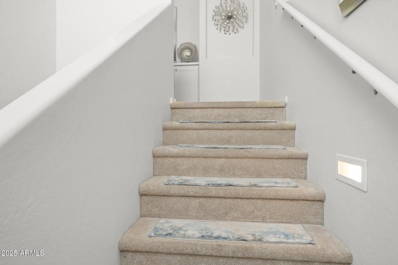 Stairway to second floor