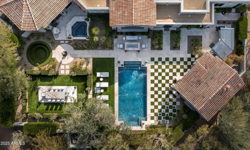 Bird's Eye View Back Yard