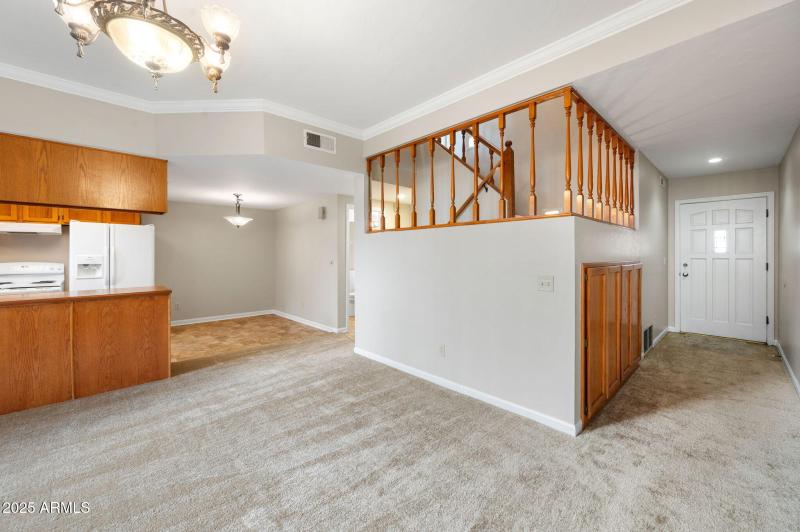 FRONT ENTRY & LIVING ROOM