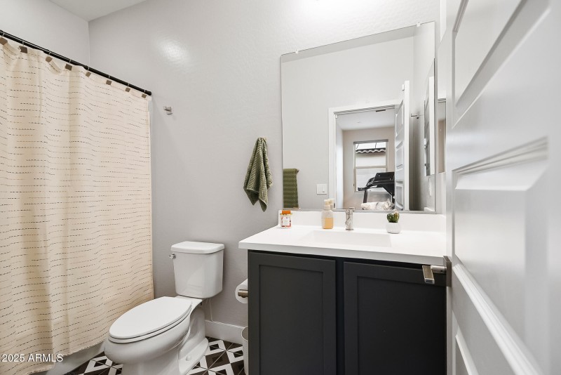 BATHROOM IN DEN OR GUEST QUARTERS