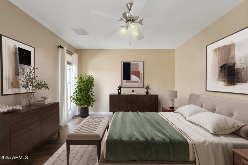 Primary Bedroom_Virtually Staged