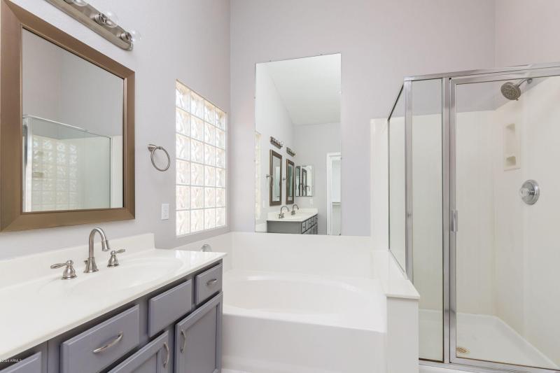 Master Bath Tub and Shower