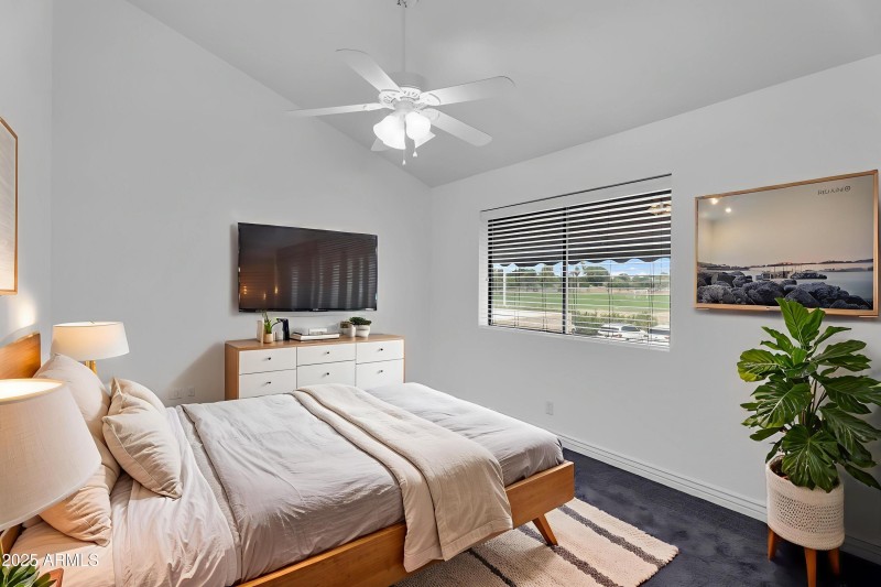 Virtually Staged Secondary Bedroom 1 - F