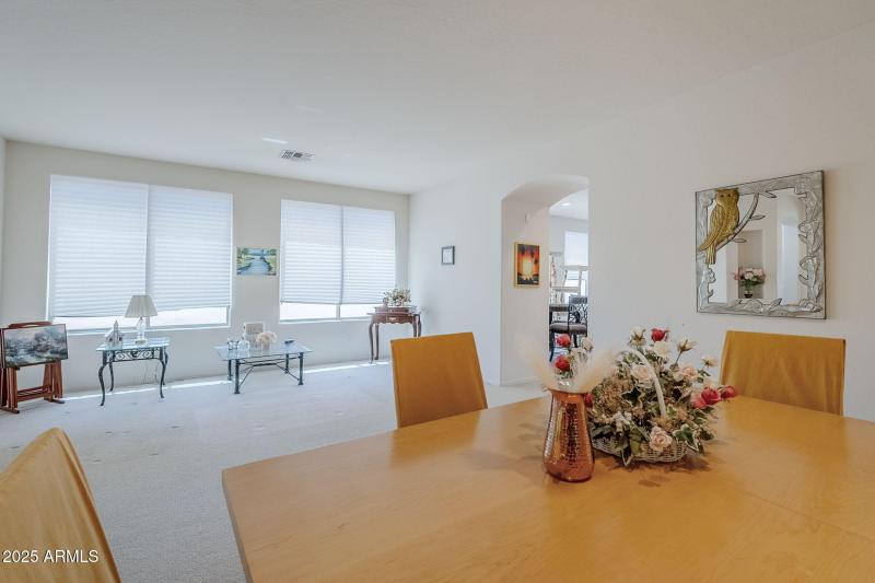 Living room and dining room 3