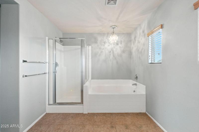 Separate Tub & Walk-In Shower