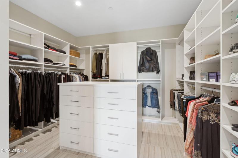 Primary Spacious Closet w/Built-ins