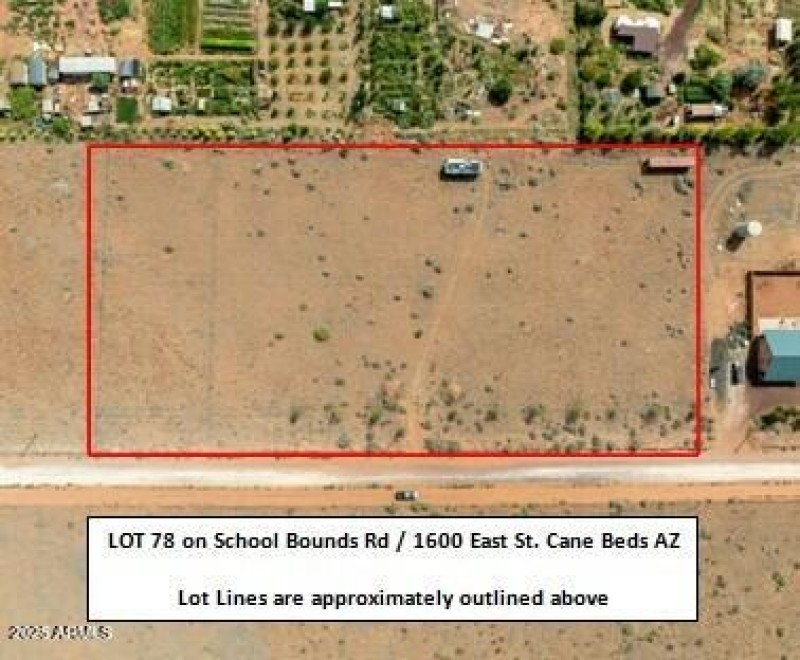 Lot 79 Boundaries Outlined