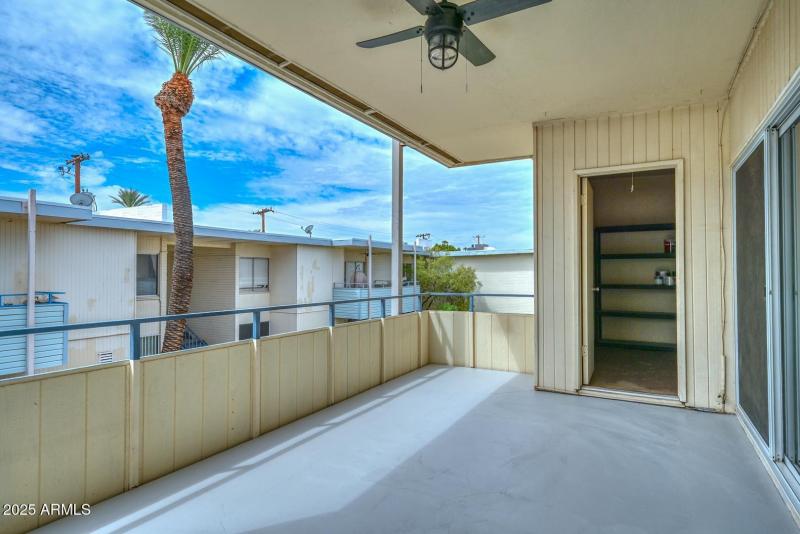 Balcony & Storage Closet
