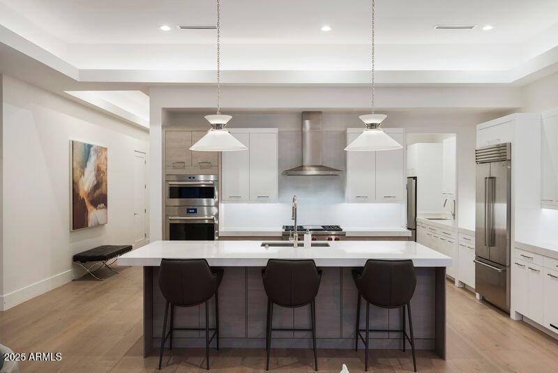 Kitchen with Evening Glow