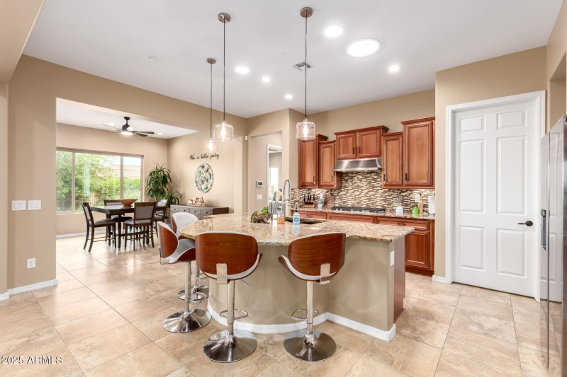 Kitchen view from GR