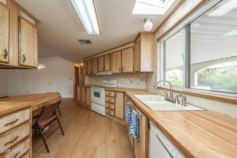 Kitchen from Dining Rm