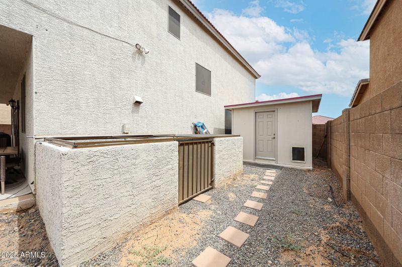 AC Unit & Pool Equipment Area