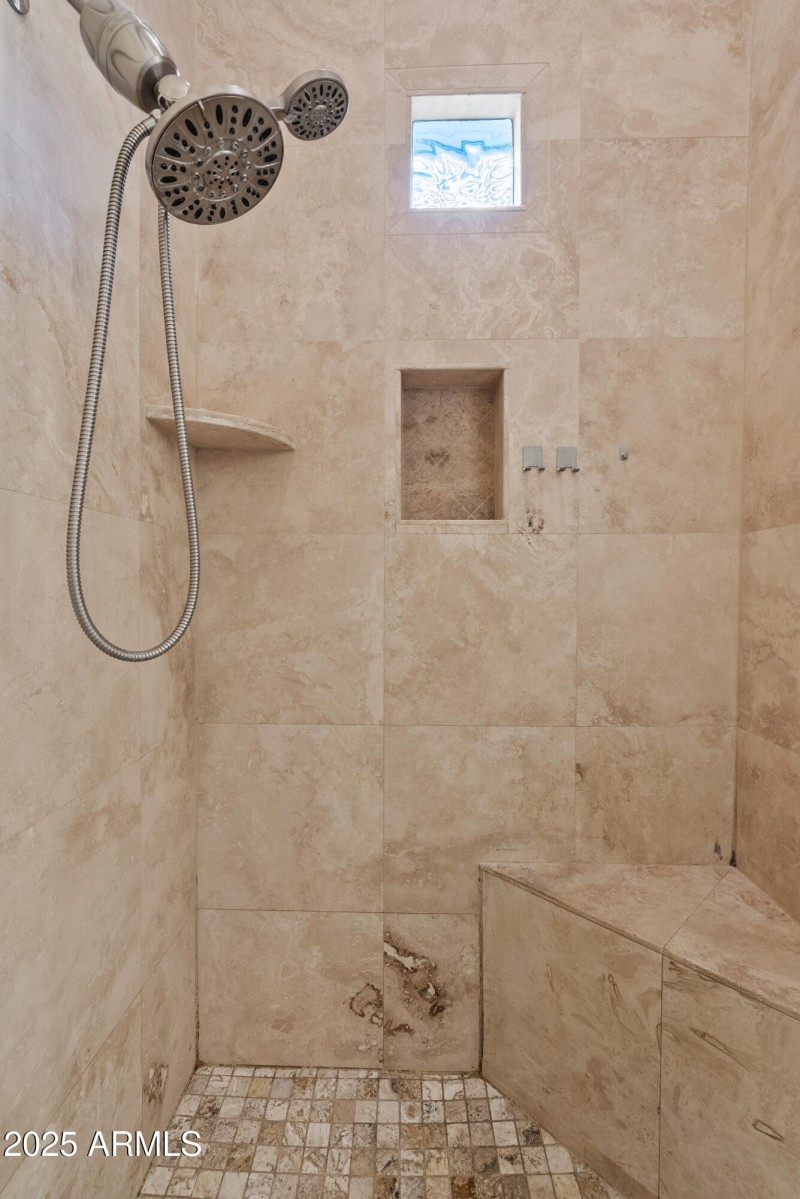 Primary bathroom shower