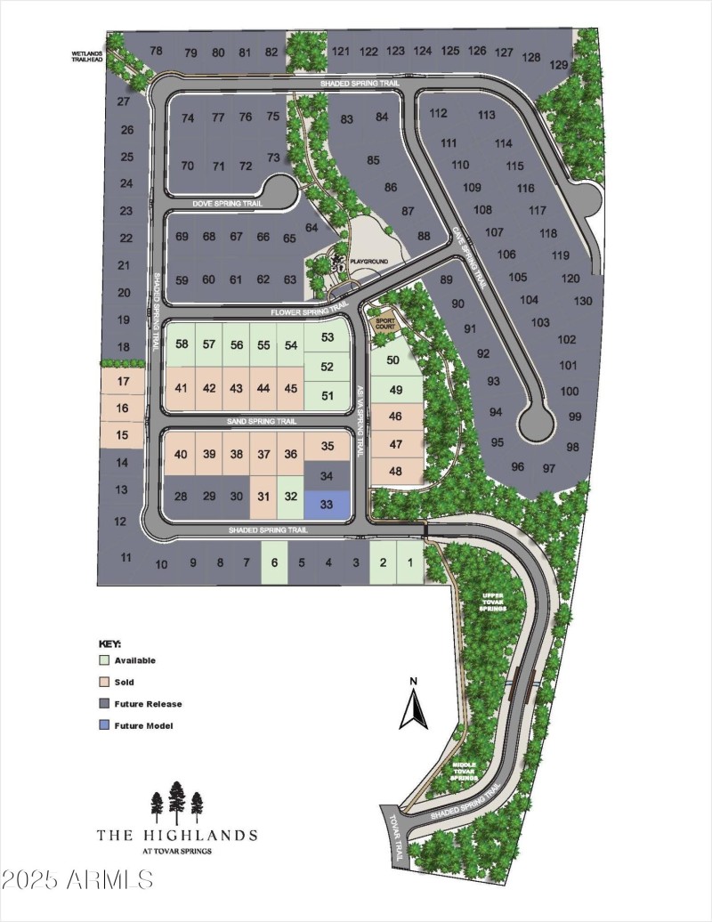 Tovar Springs site map