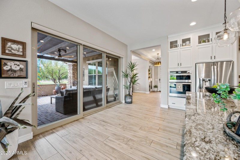 Kitchen Entry to Courtyard