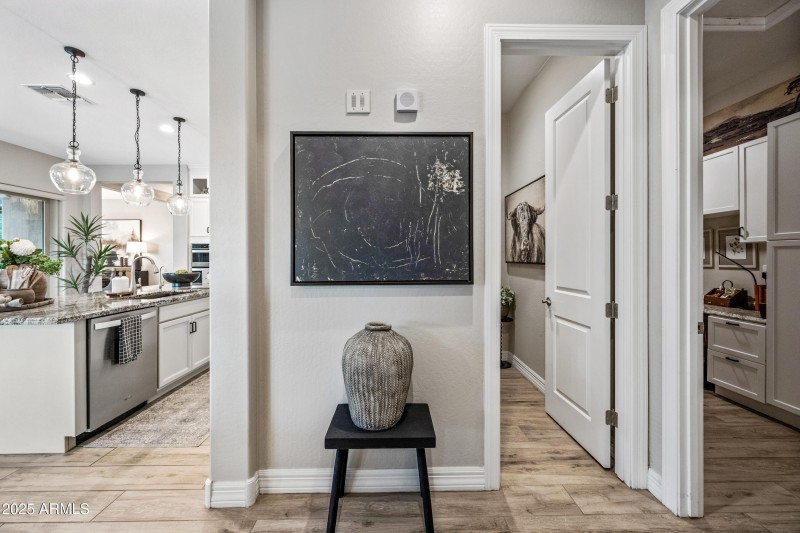 Entry to Kitchen/Half Bath