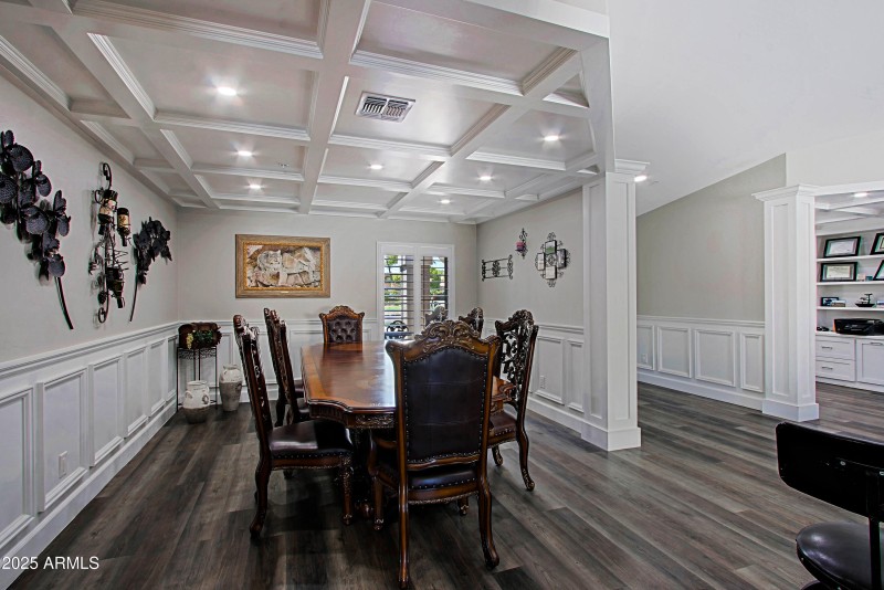 Formal Dining With wainscoting