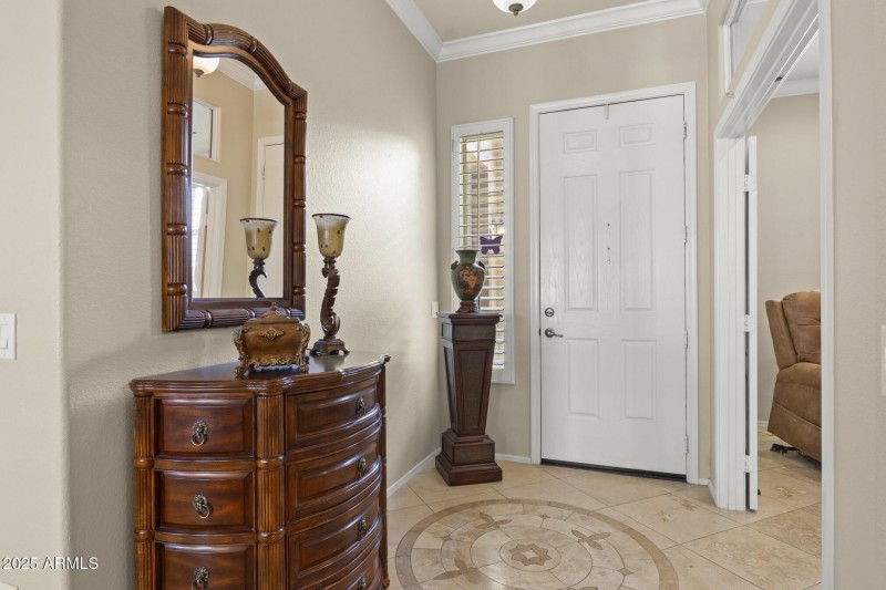 Elegant Foyer with Designer Details