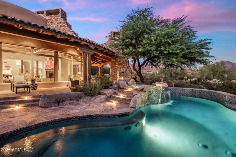 Backyard at Twilight