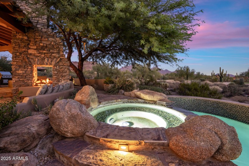 Backyard at Twilight