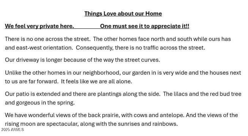 Things We Love About Our Home