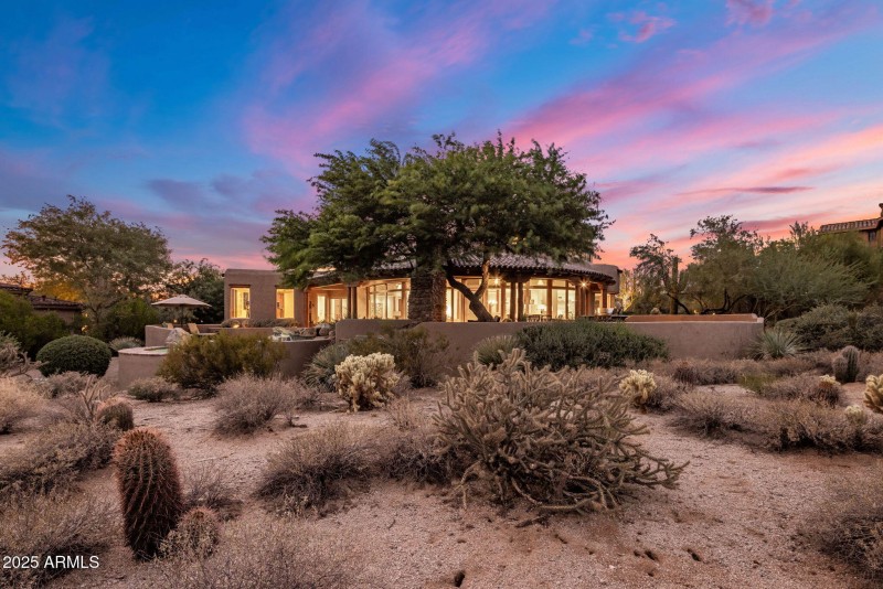 Back Exterior at Twilight