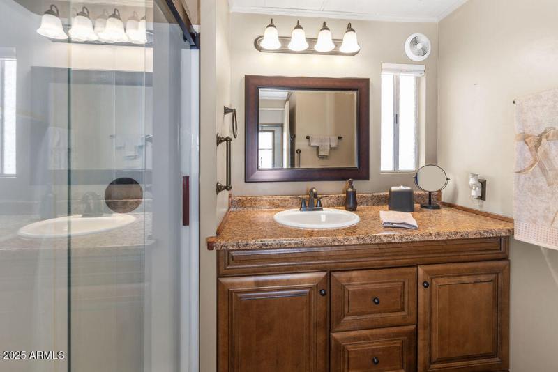 bathroom - walk in shower