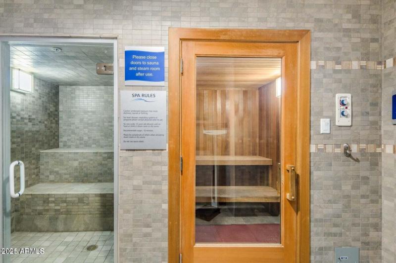 Gym Pic of Sauna and Steam room