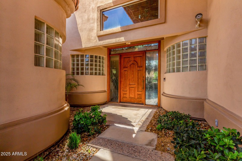 Impressive Solid Wood Entry Door