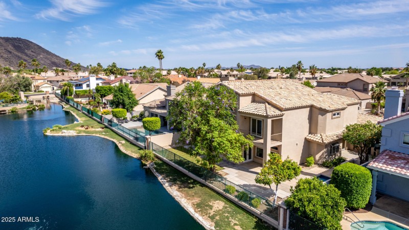 Serene Water & Mountain Views