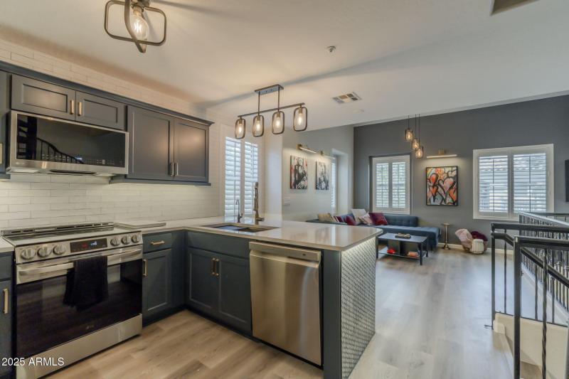 Kitchen open to Great Room