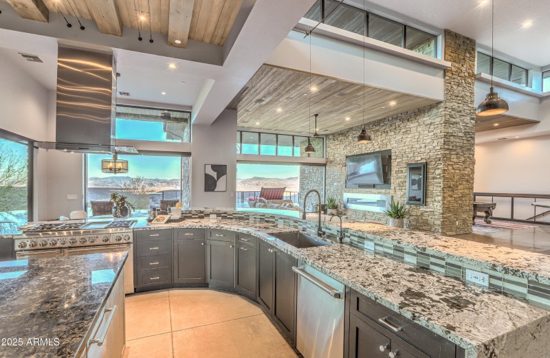 Another angle from kitchen wide