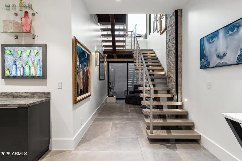 Staircase to basement