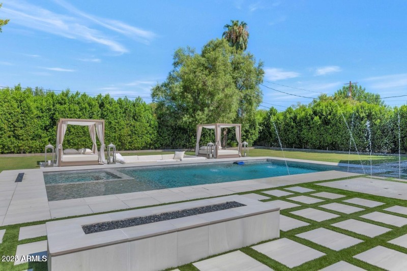 Fire pits all around