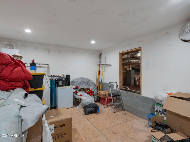 partial basement storage