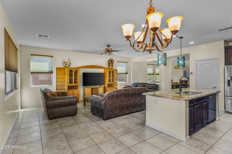 Family Room from Kitchen