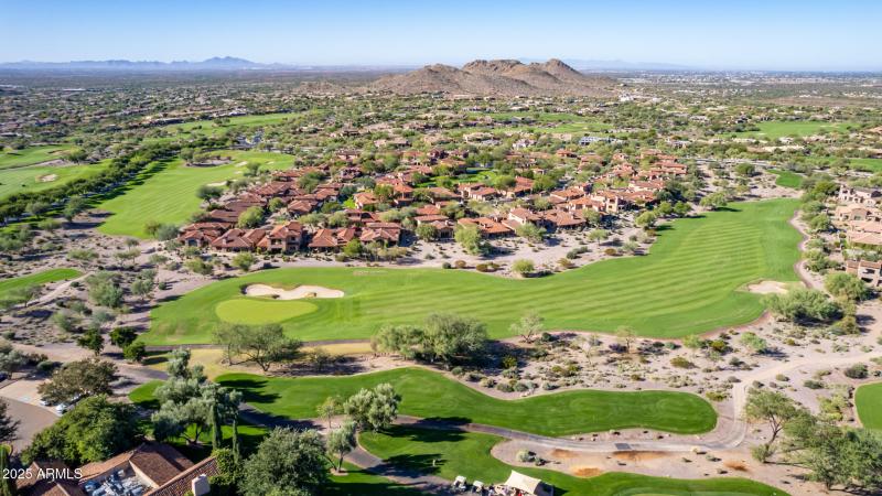 Golf Course Drone View
