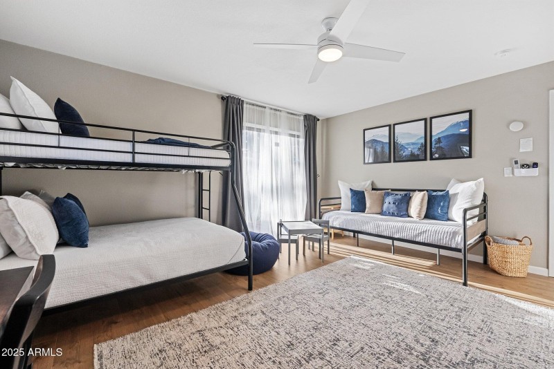 Bedroom 1 with Private Exit to Deck