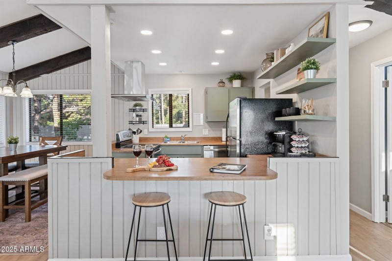 Kitchen Bar and Dining Area