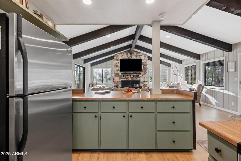 Kitchen into Great Room